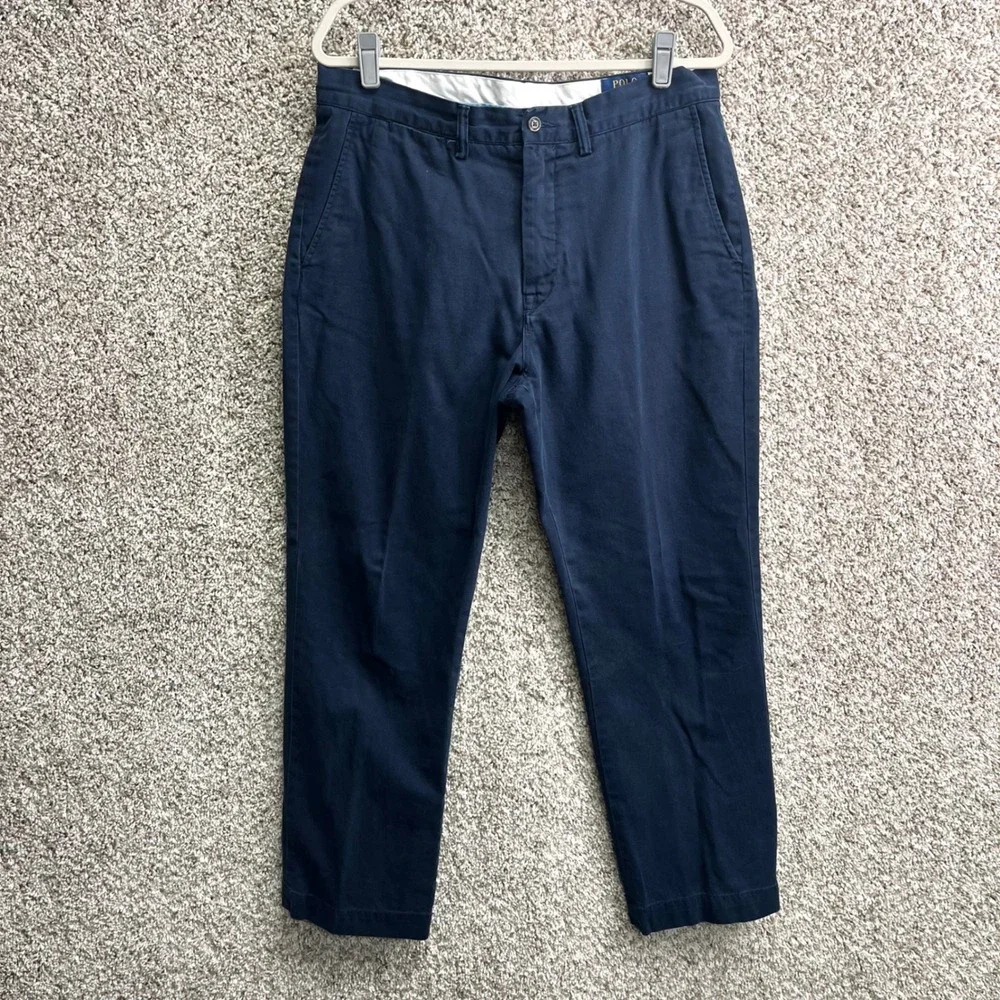 Polo Ralph Lauren Pants Men's 34x30 Navy Blue Classic Fit Chino